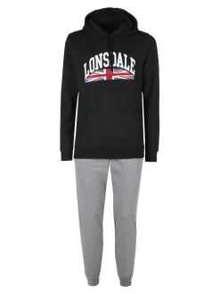 Lonsdale Tuta da uomo 2 pezzi con cappuccio
