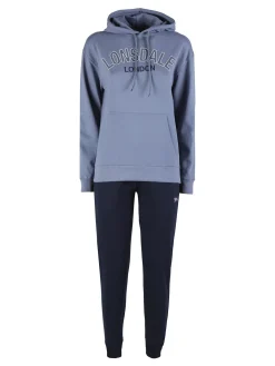 Lonsdale Tuta donna 2 pezzi con cappuccio