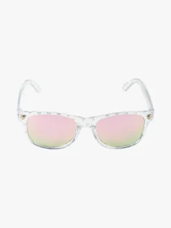 Looks Style Occhiali da sole da bambina con disegni - trasparente