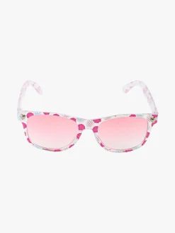 Looks Style Occhiali da sole da bambina con disegni - rosa