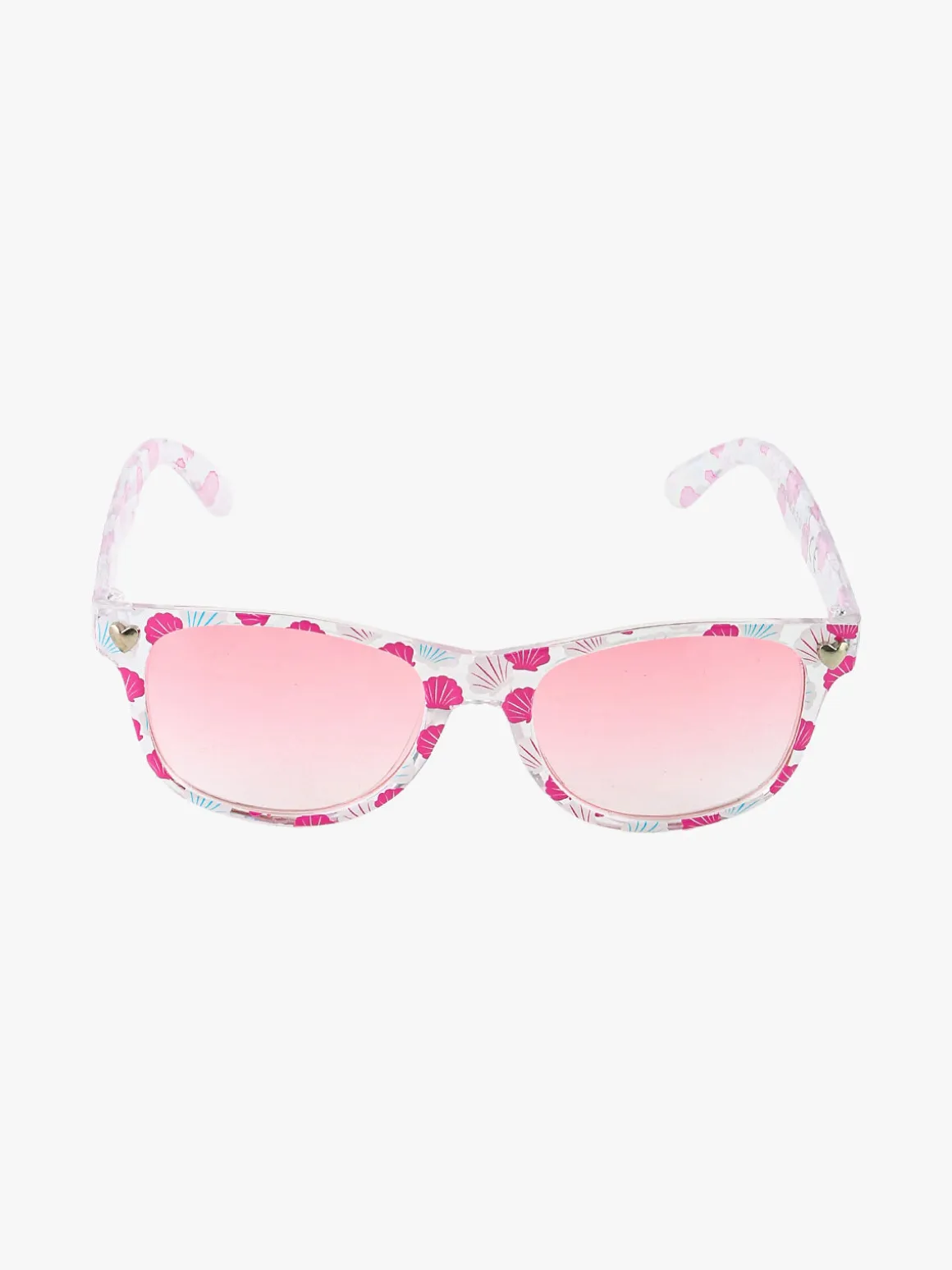 Looks Style Occhiali da sole da bambina con disegni - rosa