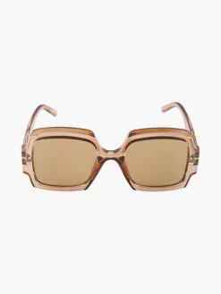 Looks Style Occhiali da sole quadrati da donna - champagne