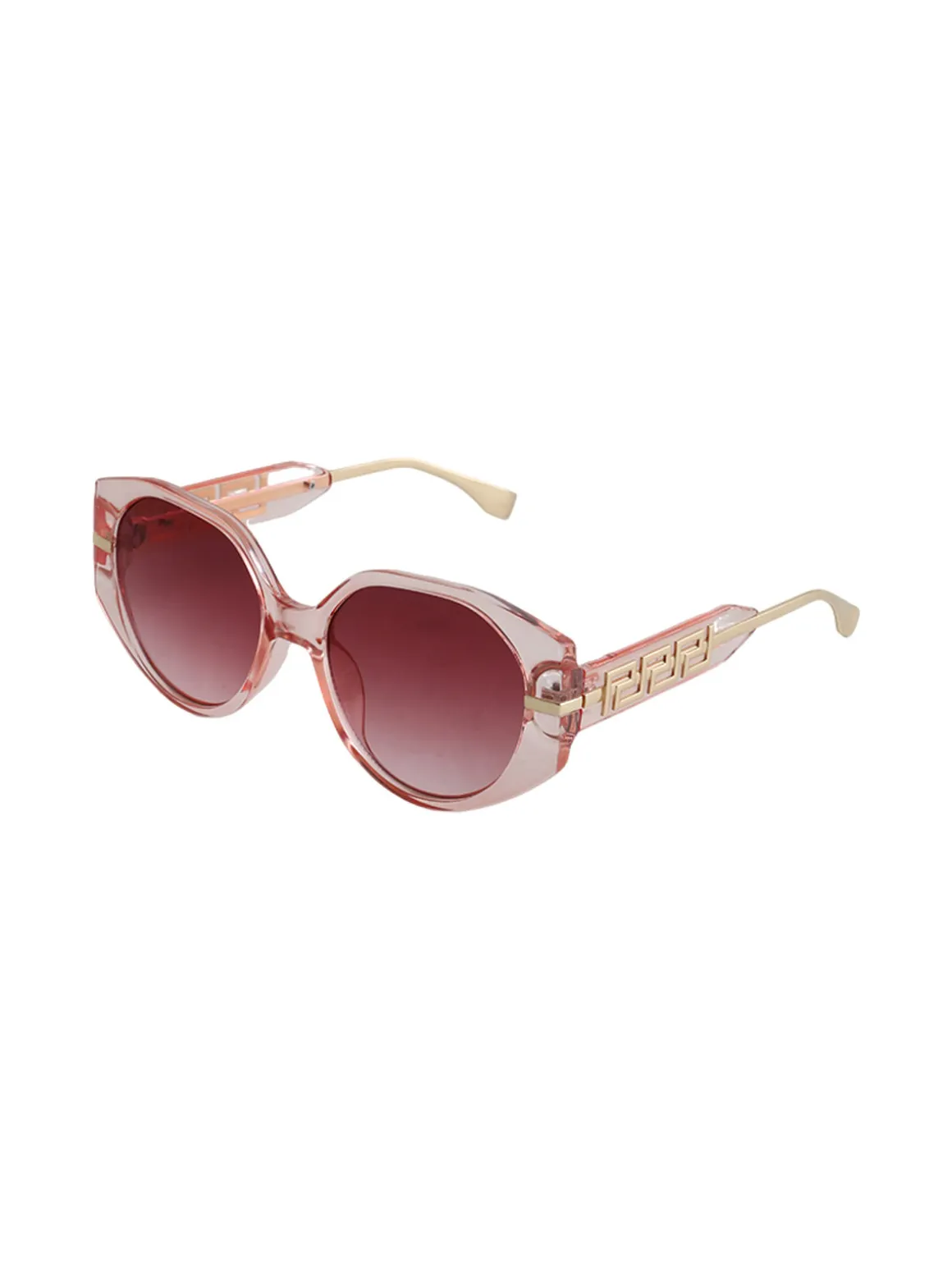 Looks Style Occhiali da sole squadrati da donna - rosa