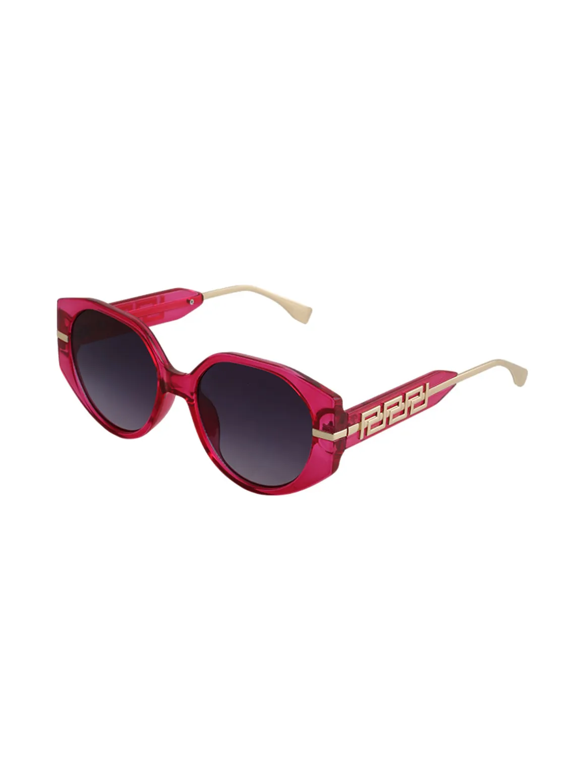 Looks Style Occhiali da sole squadrati da donna - fucsia