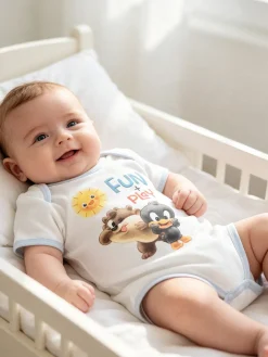 Looney Tunes Body neonato manica corta