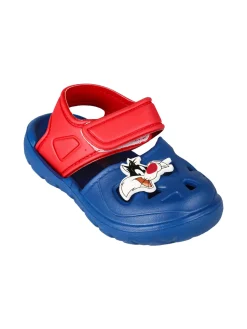 Looney Tunes Sandali da bambino in gomma con cinturino a strappo