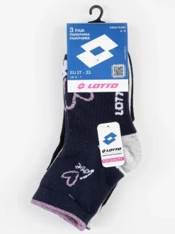 Lotto Calze midi da bambina con lurex Confezione 3 paia