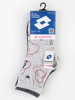 Lotto Calze midi da bambina con lurex Confezione 3 paia