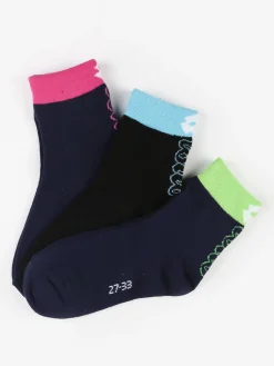 Lotto Calze midi da bambina 3 PAIA