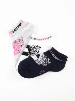 Lotto Calze salvapiede da bambina. Confezione da 3 paia