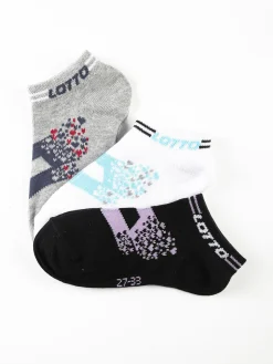 Lotto Calze salvapiede da bambina. Confezione da 3 paia