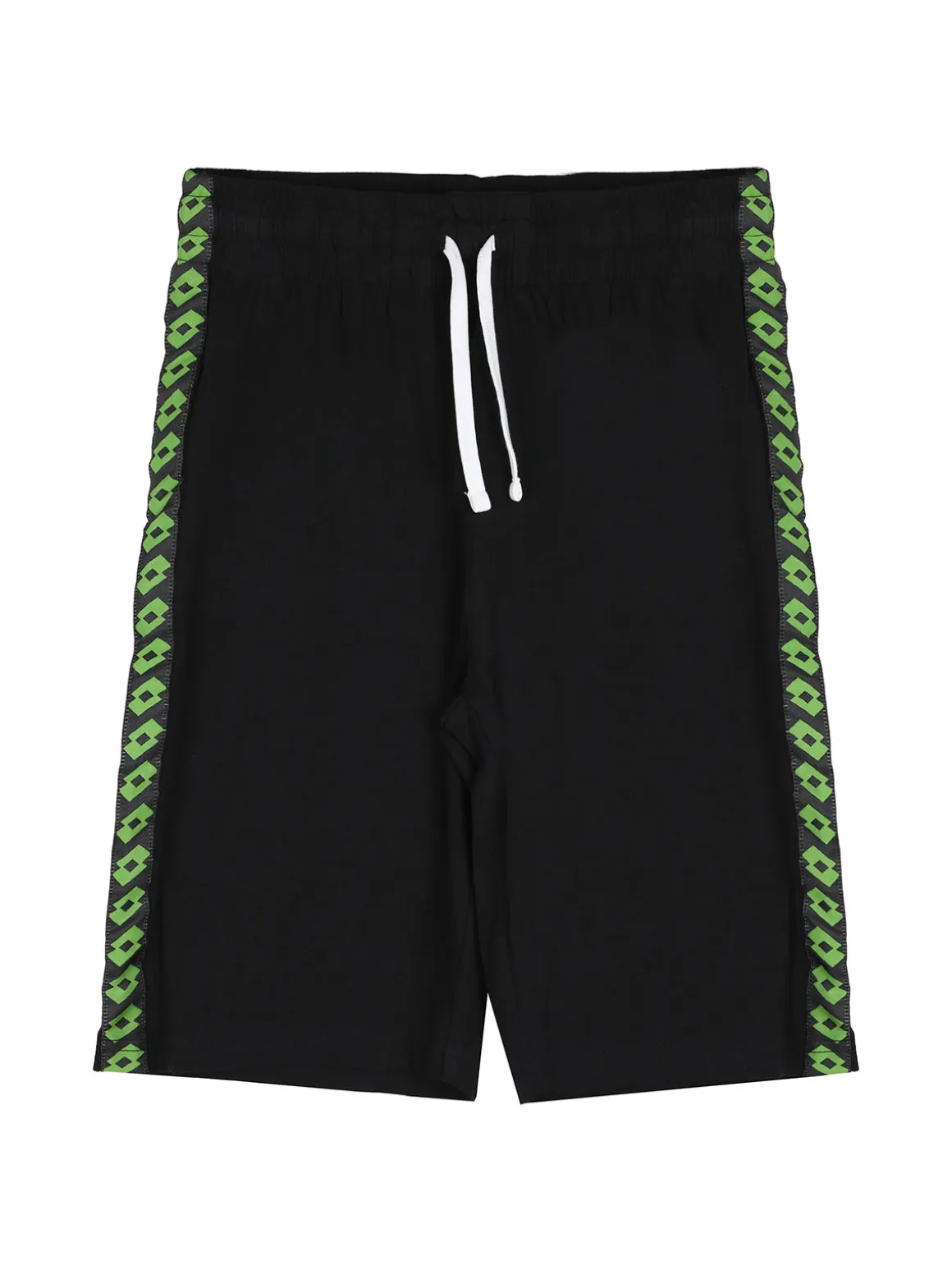 Lotto Completo corto da bambino in cotone con t-shirt e bermuda - nero