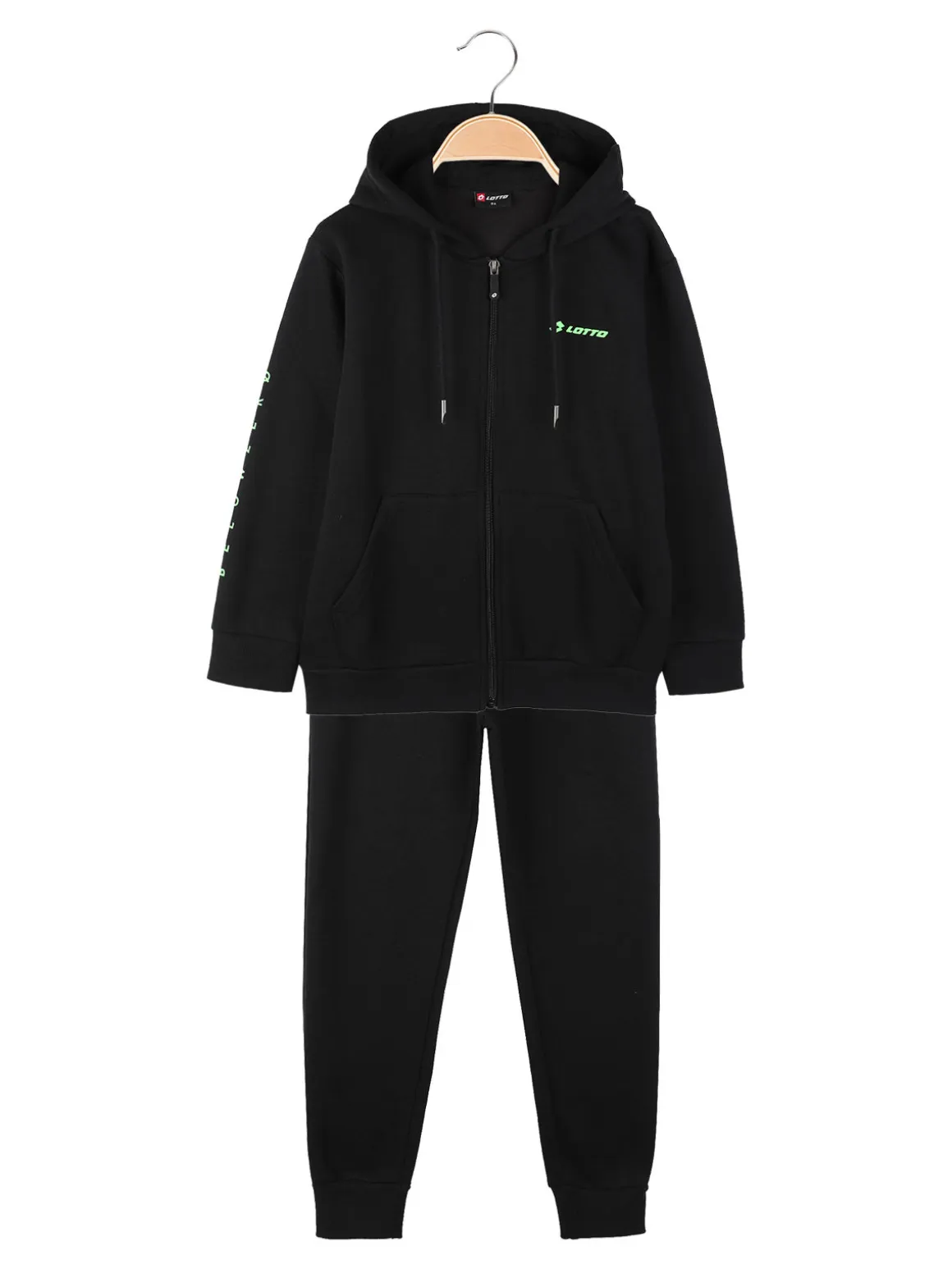 Lotto Completo tuta sportivo da bambino con cappuccio e zip