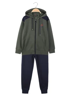 Lotto Completo tuta sportivo da bambino con cappuccio e zip