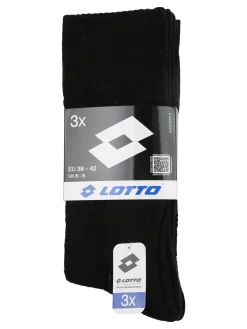 Lotto Confezione da 3 paia di calze tennis uomo - nero
