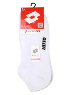 Lotto Confezione da 3 paia di salvapiede unisex - bianco