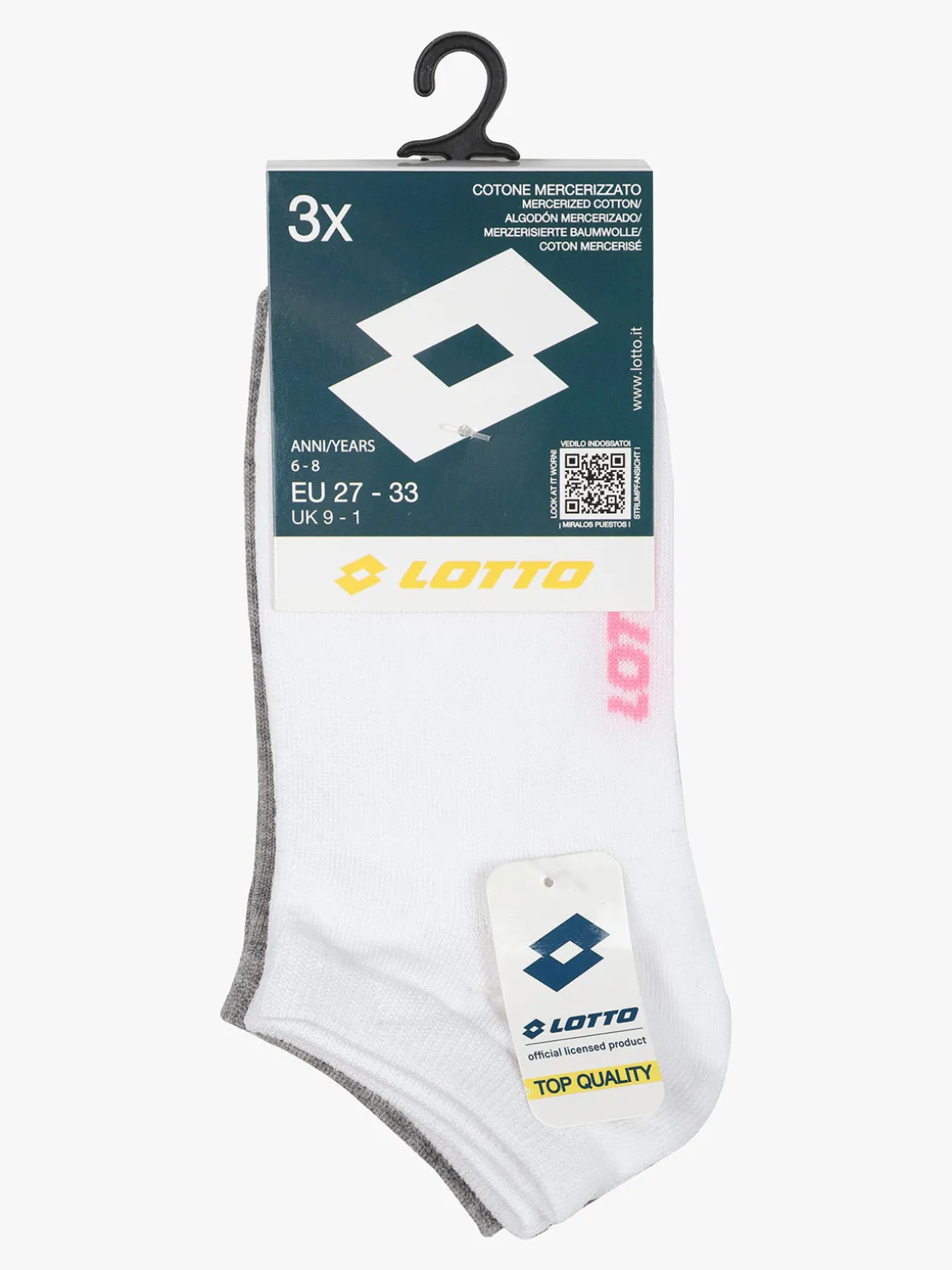 Lotto 3 Paia di calze corte da bambina