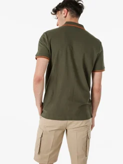 Lotto Polo da uomo in cotone a maniche corte - verde