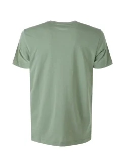 Lotto T-shirt girocollo da uomo in misto cotone - verde