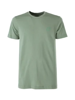 Lotto T-shirt girocollo da uomo in misto cotone - verde