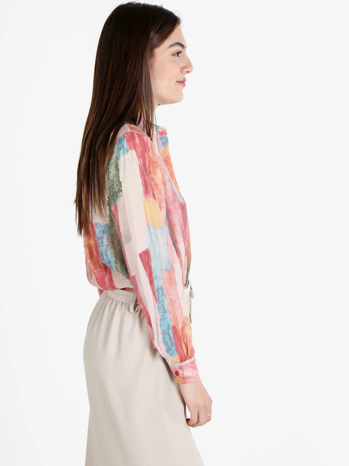 Louise Doro Camicia donna colorata maniche lunghe