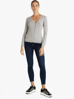 Louise Orop Cardigan da donna con bottoni