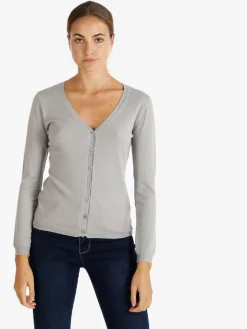 Louise Orop Cardigan da donna con bottoni