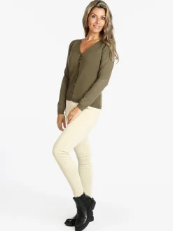 Louise Orop Cardigan da donna con bottoni