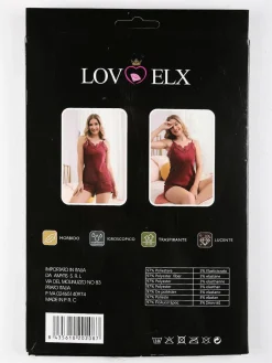 Lovelx Set pigiama donna effetto raso