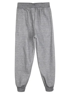 Luca Kids Pantaloni tuta da bambino con interno felpato - grigio