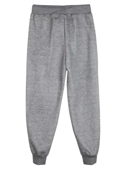 Luca Kids Pantaloni tuta da bambino con interno felpato - grigio