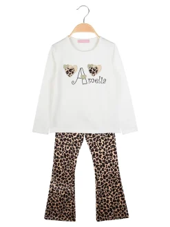 Luisa Chic Completo animalier 2 pezzi da bambina