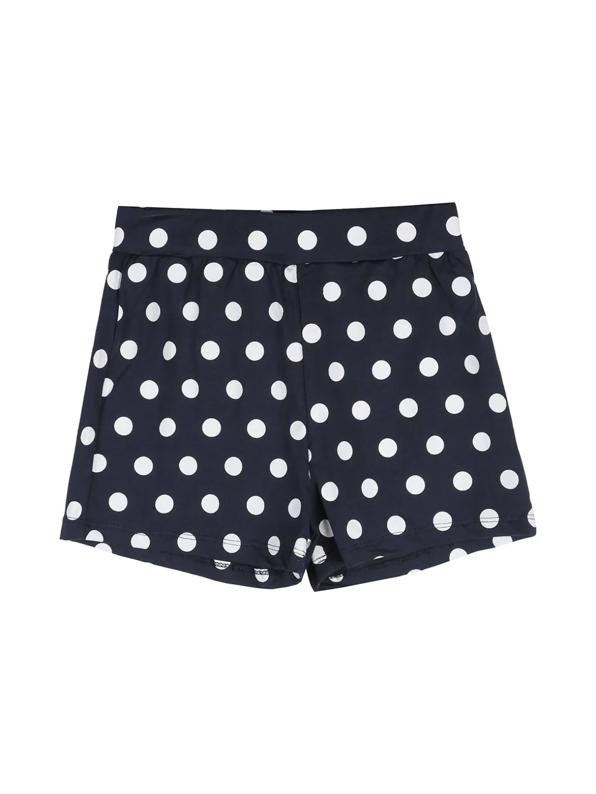 Luisa Chic Completo corto da bambina con t-shirt e shorts a pois