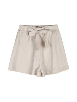 Luisa Chic Completo corto da bambina con t-shirt e shorts a vita alta