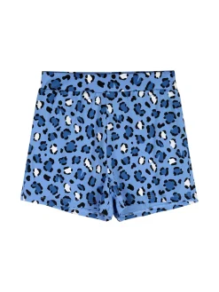 Luisa Chic Completo corto da bambina con t-shirt e shorts maculati