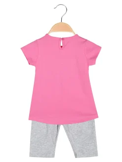 Luisa Chic Completo corto da neonata con t-shirt e leggings corti