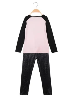 Luisa Chic Completo 2 pezzi da bambina con leggings