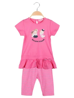 Luisa Chic Completo 2 pezzi da neonata con leggings a righe