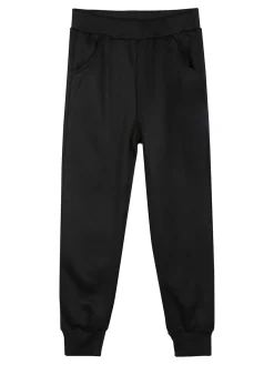 Luisa Chic Completo tuta 3 pezzi da bambina con cappuccio e zip - nero