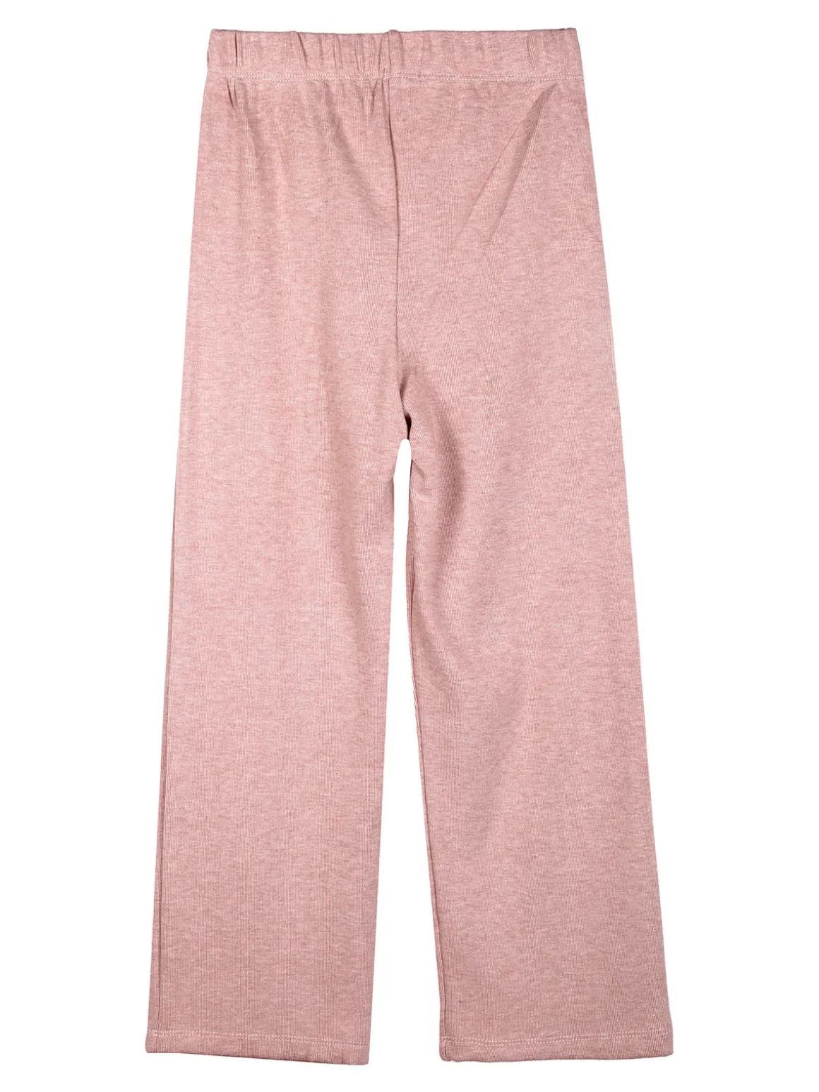 Luisa Chic Pantaloni da bambina in maglia - rosa