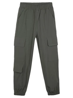 Luisa Chic Pantaloni da bambina con tasconi e polsini