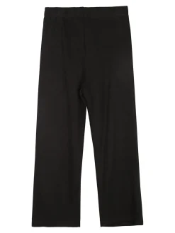 Luisa Chic Pantaloni da bambina in maglia - nero