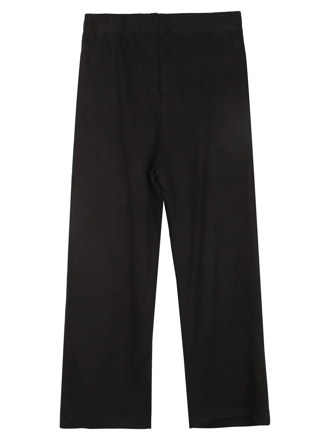 Luisa Chic Pantaloni da bambina in maglia - nero