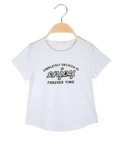 Luisa Chic T-shirt da bambina con strass