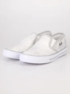 Lulu' Sneakers slip on con pizzo Bianco