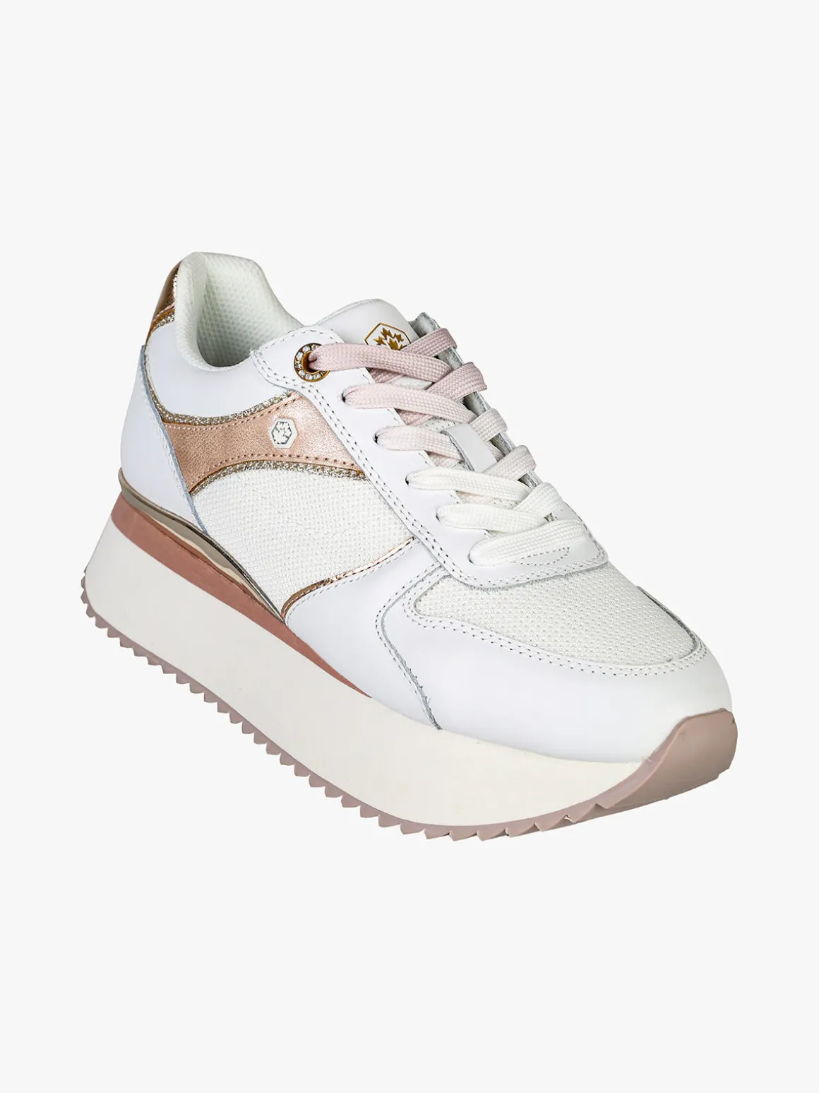Lumberjack LOTUS Sneakers donna in pelle con platform
