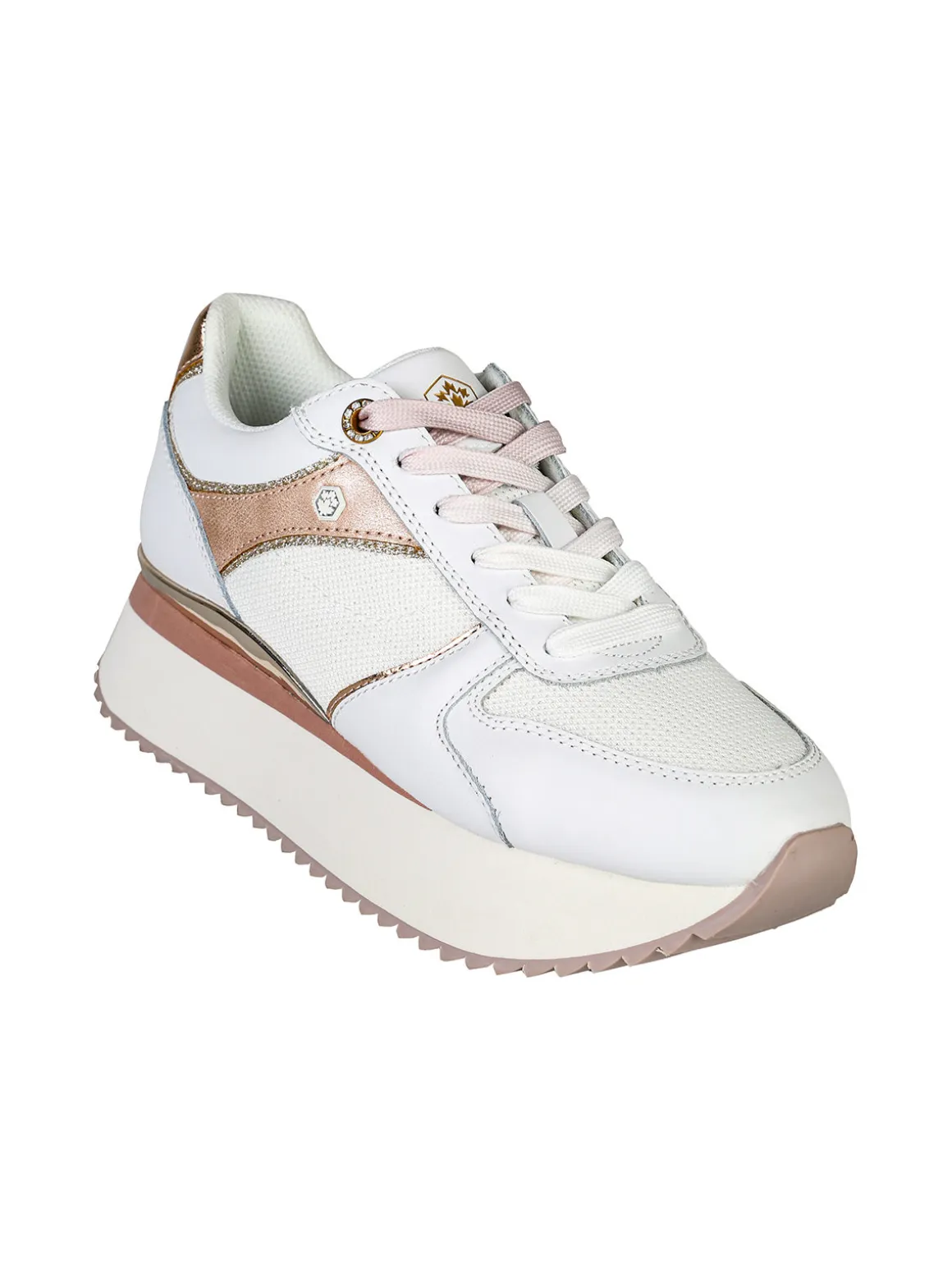 Lumberjack LOTUS Sneakers donna in pelle con platform