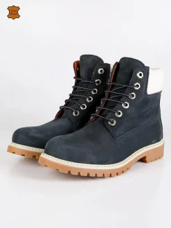 Lumberjack Scarponi stringati blu/bianco