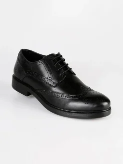 Lumberjack William francesine derby full brogue in pelle