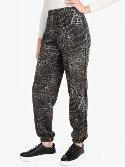 Lumina Pantaloni animalier da donna modello jogger